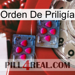 Orden De Priligía 14